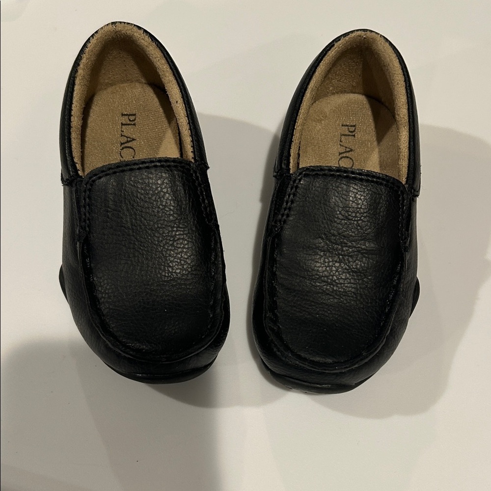 Place Kids Black Dress Shoes